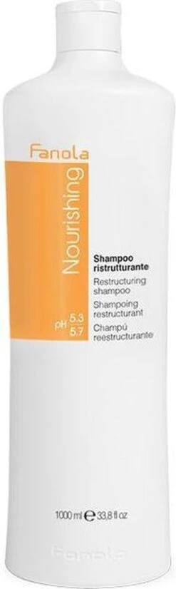 Fanola - Nourishing Restructuring Shampoo Shampoo For Dry And Brittle Hair 1000Ml -Verzorgingsproducten 359x1200 3