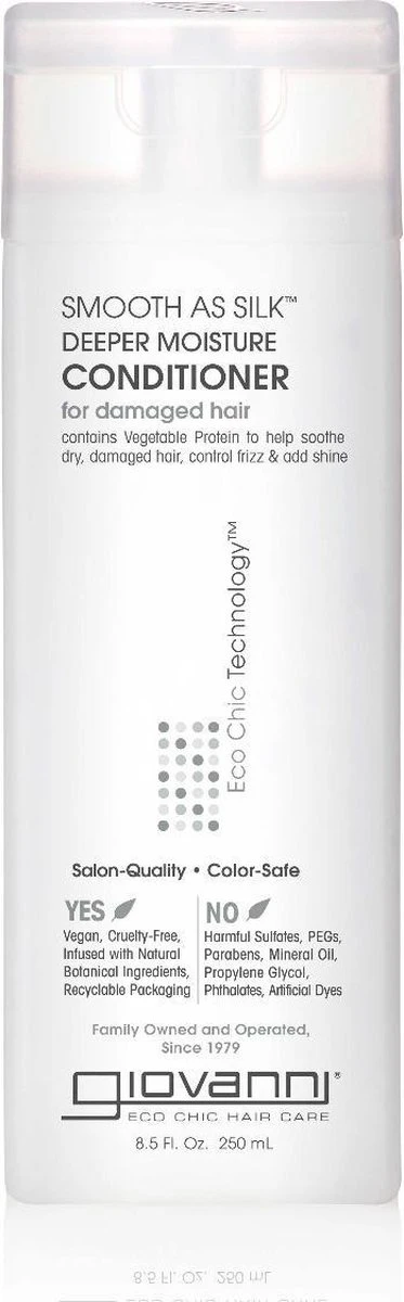 Giovanni - Smooth As Silk Conditioner - 250 Ml 1 Giovanni - Smooth As Silk Conditioner - 250 Ml