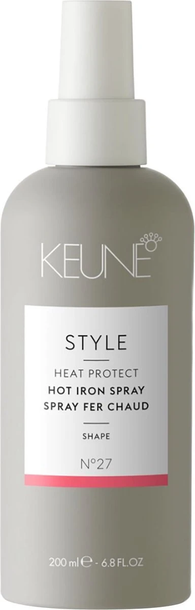 Keune - Style - Heat Protect - Hot Iron Spray - 200 Ml 1 Keune - Style - Heat Protect - Hot Iron Spray - 200 Ml