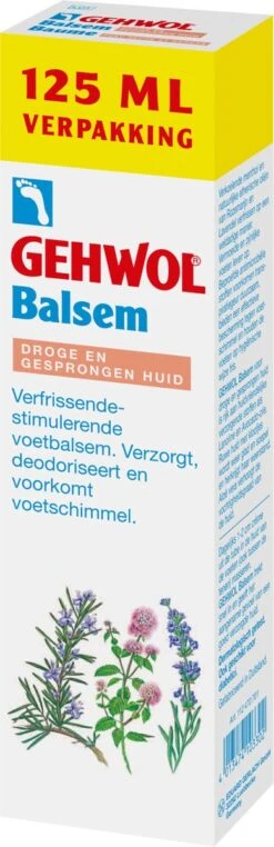 Gehwol Voetbalsem Voor De Droge En Gesprongen Huid - 125ml 10 Gehwol Voetbalsem Voor De Droge En Gesprongen Huid - 125ml -Verzorgingsproducten 389x1200 1