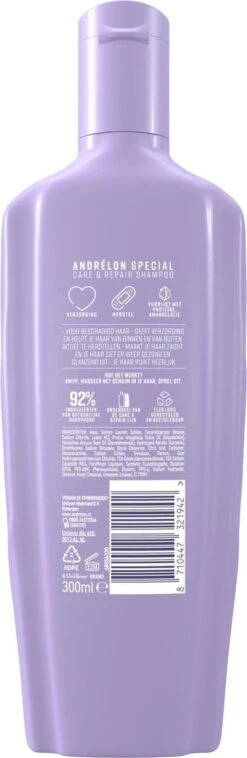 Andrélon Intense Care & Repair Shampoo - 6 X 300 Ml - Voordeelverpakking 14 Andrélon Intense Care & Repair Shampoo - 6 X 300 Ml - Voordeelverpakking -Verzorgingsproducten 391x1200 11