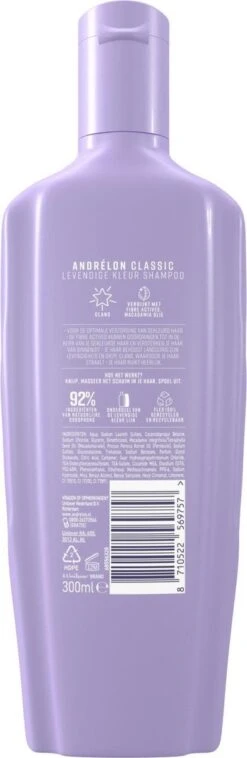 Andrélon Classic Levendige Kleur Shampoo - 6 X 300ml - Voordeelverpakking 20 Andrélon Classic Levendige Kleur Shampoo - 6 X 300ml - Voordeelverpakking -Verzorgingsproducten 391x1200 12