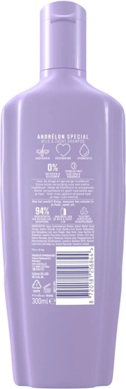 Andrélon Mild & Zacht Shampoo - 6 X 300 Ml - Voordeelverpakking -Verzorgingsproducten 391x1200 5