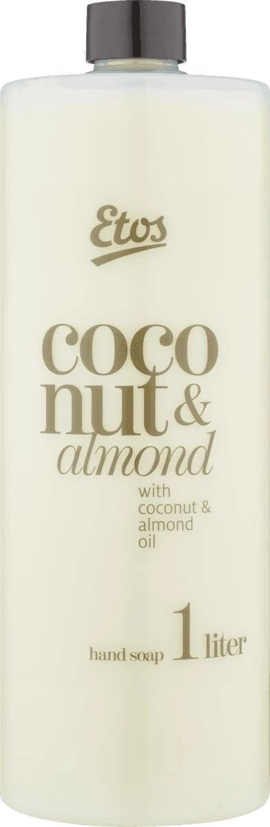Etos Handzeep - Kokos & Almond - Navulling - 6x1L - Voordeelverpakking 2 Etos Handzeep - Kokos & Almond - Navulling - 6x1L - Voordeelverpakking - Afbeelding 2