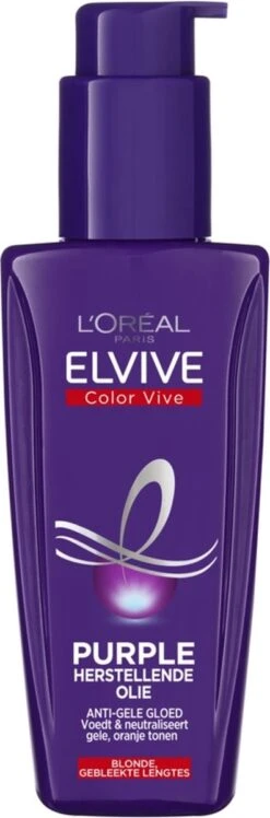 L’Oréal Paris Elvive Color Vive Purple Oil Serum - Voor Blond Haar En Grijs Haar - 100ml