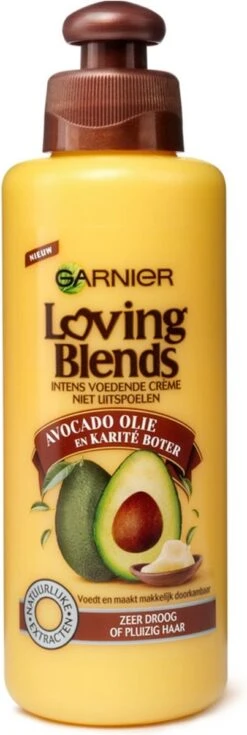 Garnier Loving Blends Avocado Olie & Karité Boter Leave-in Crème - 200 Ml