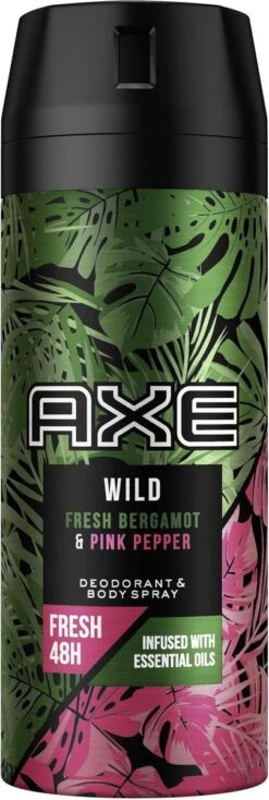 Axe Wild Fresh Bergamot & Pink Pepper Deodorant Bodyspray - 6 X 150 Ml - Voordeelverpakking -Verzorgingsproducten 404x1200 2