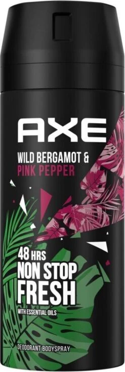 Axe Wild Fresh Bergamot & Pink Pepper Deodorant Bodyspray - 6 X 150 Ml - Voordeelverpakking -Verzorgingsproducten 404x1200