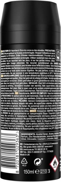Axe Dark Temptation Bodyspray Deodorant - 4 X 150ml - Voordeelverpakking 12 Axe Dark Temptation Bodyspray Deodorant - 4 X 150ml - Voordeelverpakking -Verzorgingsproducten 404x1200 4