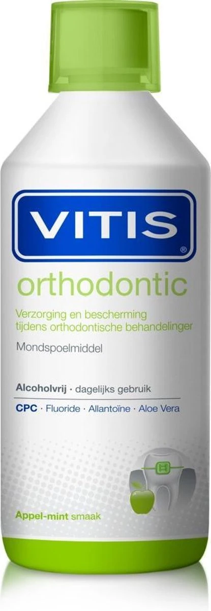 3x Vitis Orthodontic Mondwater 500 Ml 3 3x Vitis Orthodontic Mondwater 500 Ml - Afbeelding 3
