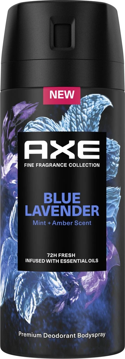 AXE Fine Fragrance Collection Blue Lavender Premium Deodorant Bodyspray 150 Ml 2 AXE Fine Fragrance Collection Blue Lavender Premium Deodorant Bodyspray 150 Ml - Afbeelding 2