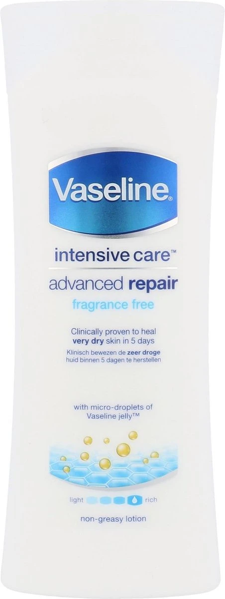 Vaseline® Vaseline Advanced Repair Intensive Care Bodylotion - 400 Ml 8 Vaseline® Vaseline Advanced Repair Intensive Care Bodylotion - 400 Ml - Afbeelding 8