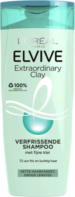 L’Oréal Paris Elvive Extraordinary Clay Shampoo 6 X 250 Ml - Normaal Tot Vet Haar - Voordeelverpakking -Verzorgingsproducten 458x1200 4