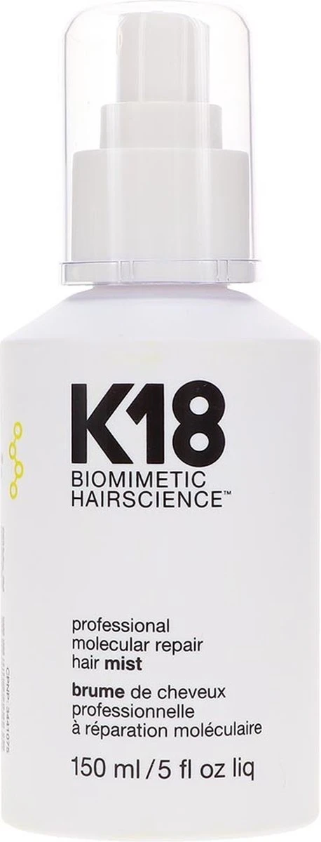 K18 - Hair Spray Molecular Repair Hair Mist 150ml 1 K18 - Hair Spray Molecular Repair Hair Mist 150ml