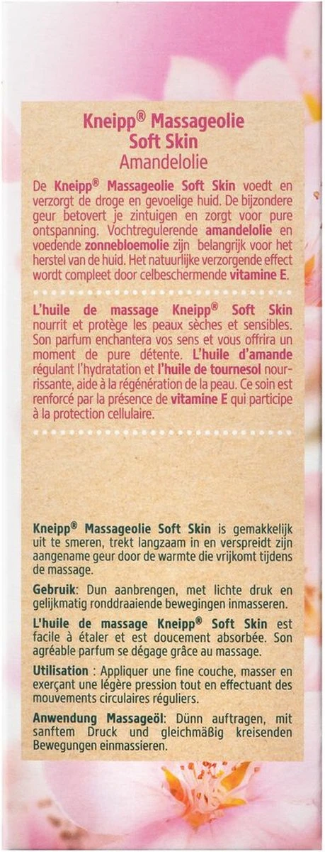 Kneipp Soft Skin - Massageolie 2 Kneipp Soft Skin - Massageolie - Afbeelding 2