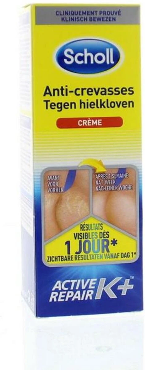 Scholl Klovenzalf - K+ Creme - Voor Hielkloven En Ruwe, Droge Huid 8 Scholl Klovenzalf - K+ Creme - Voor Hielkloven En Ruwe, Droge Huid - Afbeelding 8