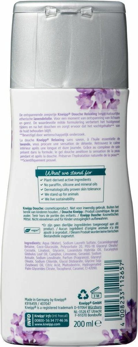 Kneipp Relaxing - Douchegel 6 Kneipp Relaxing - Douchegel - Afbeelding 6