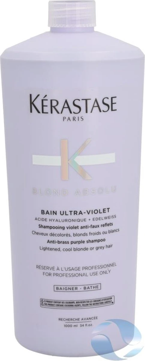 Kérastase Blond Absolu Bain Ultra Violet Shampoo - 1000ml 4 Kérastase Blond Absolu Bain Ultra Violet Shampoo - 1000ml - Afbeelding 4