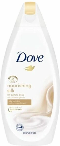 Dove Silk Douchegel - 6 X 500ml - Voordeelverpakking -Verzorgingsproducten 497x1200