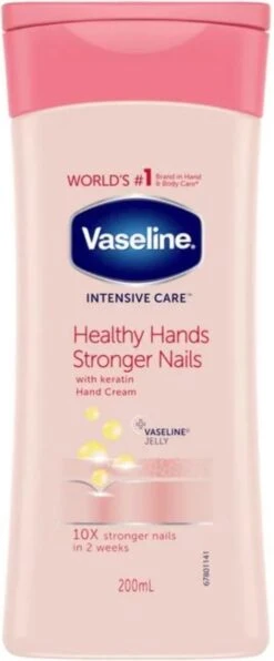 Vaseline® Vaseline Healthy Hands & Stronger Nails - 6 X 200 Ml - Handcrème - Voordeelverpakking -Verzorgingsproducten 497x1200 3