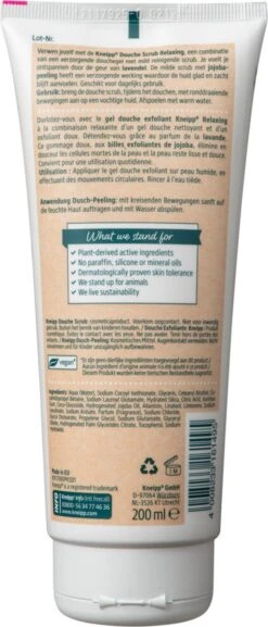 Kneipp Relaxing - Douche Scrub 10 Kneipp Relaxing - Douche Scrub -Verzorgingsproducten 514x1200 3