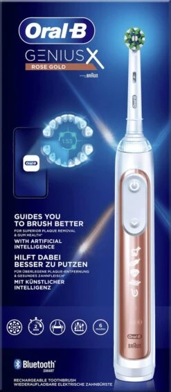 Oral B Oral-B Genius X Elektrische Tandenborstel Rosegold 21 Oral B Oral-B Genius X Elektrische Tandenborstel Rosegold -Verzorgingsproducten 525x1200 4