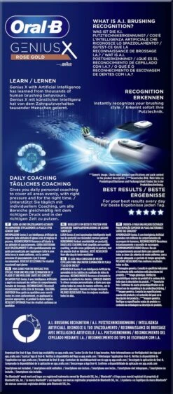 Oral B Oral-B Genius X Elektrische Tandenborstel Rosegold 17 Oral B Oral-B Genius X Elektrische Tandenborstel Rosegold -Verzorgingsproducten 526x1200 6