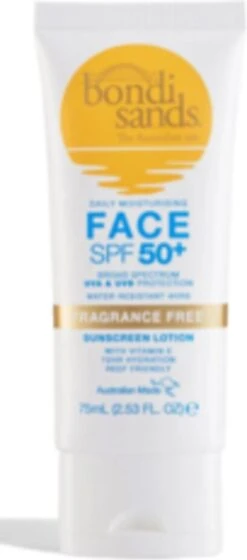 Bondi Sands Face Parfumvrij SPF50 75 Ml