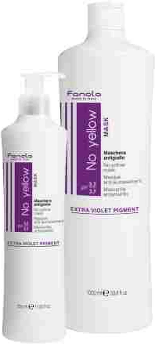 Fanola No Yellow Masker - Haarmasker - 350 Ml 14 Fanola No Yellow Masker - Haarmasker - 350 Ml - Afbeelding 14