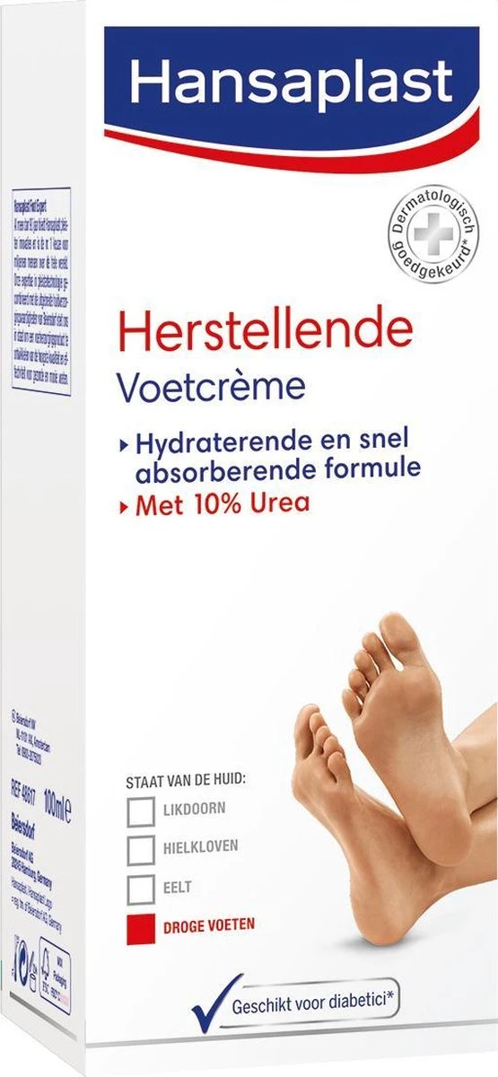 Hansaplast Herstellende Voetcrème - 100 Ml 4 Hansaplast Herstellende Voetcrème - 100 Ml - Afbeelding 4