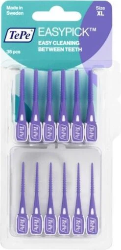 Tepe EasyPick Paars Maat XL – 36 Stuks 15 Tepe EasyPick Paars Maat XL – 36 Stuks -Verzorgingsproducten 582x1200 3