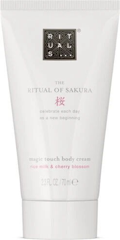Rituals The Ritual Of Sakura Magic Touch Body Cream 100 Tube - 3 Pack - Rice Milk En Cherry Blossom