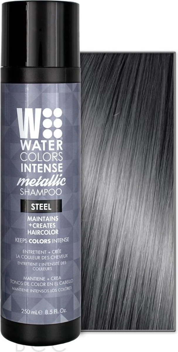 TRESSA WATERCOLORS INTENSE SHAMPOO STEEL 1 TRESSA WATERCOLORS INTENSE SHAMPOO STEEL