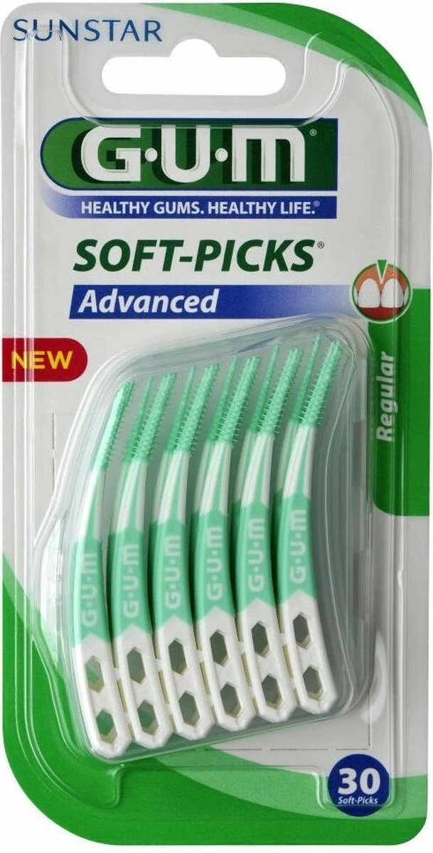 GUM® GUM Soft-Picks Advanced 30pcs 1 GUM® GUM Soft-Picks Advanced 30pcs