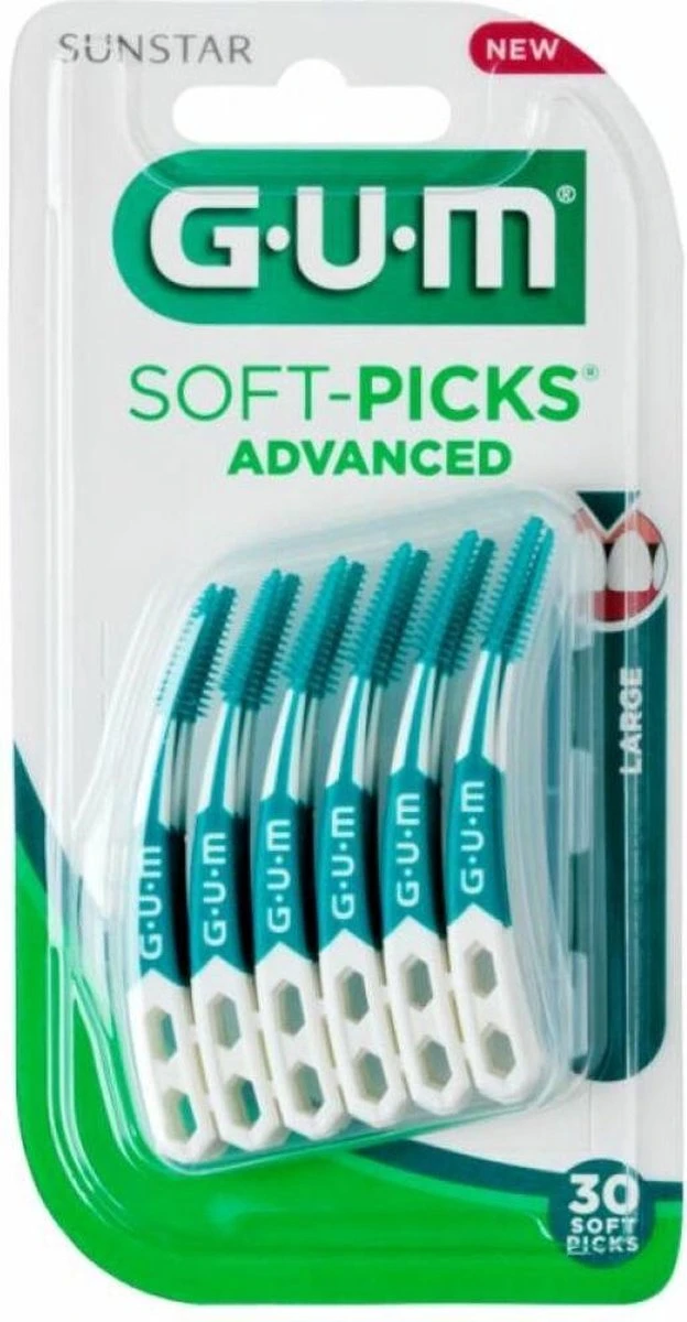 GUM® Gum Advanced Large 30 Stuks 1 GUM® Gum Advanced Large 30 Stuks