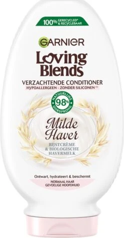Garnier Loving Blends Conditioner - Milde Haver - Normaal Haar En Gevoelige Hoofdhuid - 6 X 250 Ml - Voordeelverpakking -Verzorgingsproducten 625x1200 6