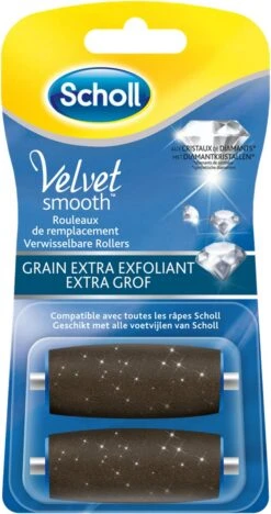 Scholl Velvet Smooth - Navulling Eeltverwijderaar - Extra Grof - Voetvijl - 2 Stuks -Verzorgingsproducten 633x1200