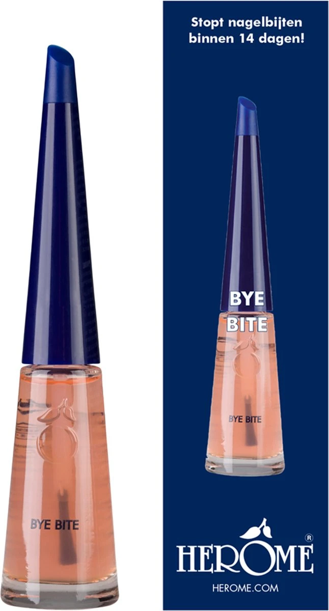 Herome Bye Bite - Anti-Nagelbijt Nagelbijt Nagellak - Stop Duimzuigen En Nagelbijten Nagelriembijten - Voor Volwassenen (Unisex) En Kinderen. - 10ml. 1 Herome Bye Bite - Anti-Nagelbijt Nagelbijt Nagellak - Stop Duimzuigen En Nagelbijten Nagelriembijten - Voor Volwassenen (Unisex) En Kinderen. - 10ml.