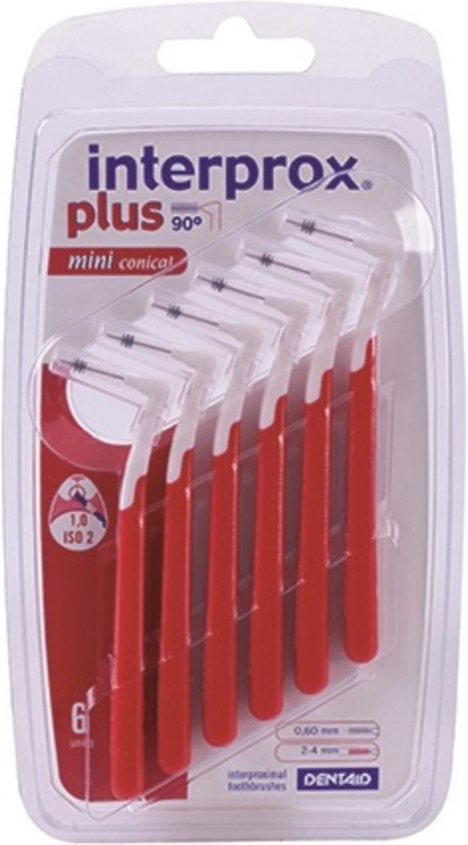 Interprox Plus Mini Conical Tandenstokers - 6 Stuks 14 Interprox Plus Mini Conical Tandenstokers - 6 Stuks - Afbeelding 14