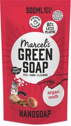 Marcel's Green Soap Handzeep Navulling Argan & Oudh - 500ML 7 Marcel's Green Soap Handzeep Navulling Argan & Oudh - 500ML -Verzorgingsproducten 677x1200 1