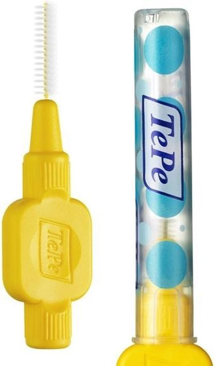 TePe Geel 25 Stuks - Interdentale Ragers Origineel - 0.7 Mm - Ragers - Voordeelverpakking 4 TePe Geel 25 Stuks - Interdentale Ragers Origineel - 0.7 Mm - Ragers - Voordeelverpakking - Afbeelding 4