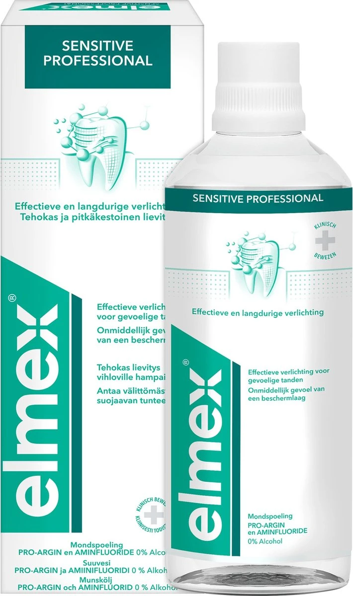 Elmex Mondwater Sensitive Professional - 3 X 400 Ml - Voordeelverpakking 6 Elmex Mondwater Sensitive Professional - 3 X 400 Ml - Voordeelverpakking - Afbeelding 6