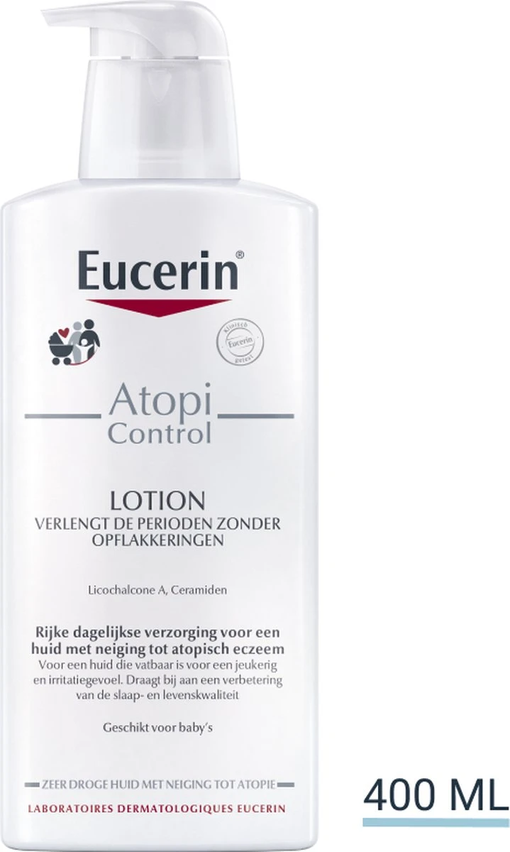 Eucerin AtopiControl Body Care Lotion 12% Omega - Bodylotion - 400 Ml 20 Eucerin AtopiControl Body Care Lotion 12% Omega - Bodylotion - 400 Ml - Afbeelding 20
