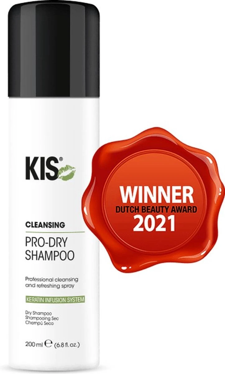 KIS - Pro Dry Shampoo - 200 Ml 2 KIS - Pro Dry Shampoo - 200 Ml - Afbeelding 2