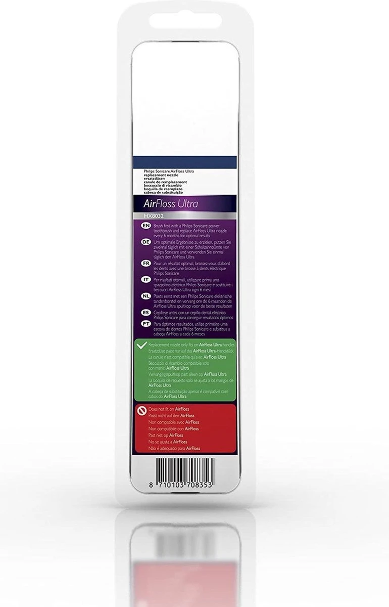 Philips Sonicare AirFloss Ultra HX8032/07 - Spuitkoppen Voor Tussen De Tanden 4 Philips Sonicare AirFloss Ultra HX8032/07 - Spuitkoppen Voor Tussen De Tanden - Afbeelding 4