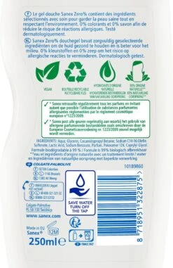 Sanex Zero% Normale Huid Douchegel - 6 X 250ml - Douchegel Voordeelverpakking -Verzorgingsproducten 777x1200 2