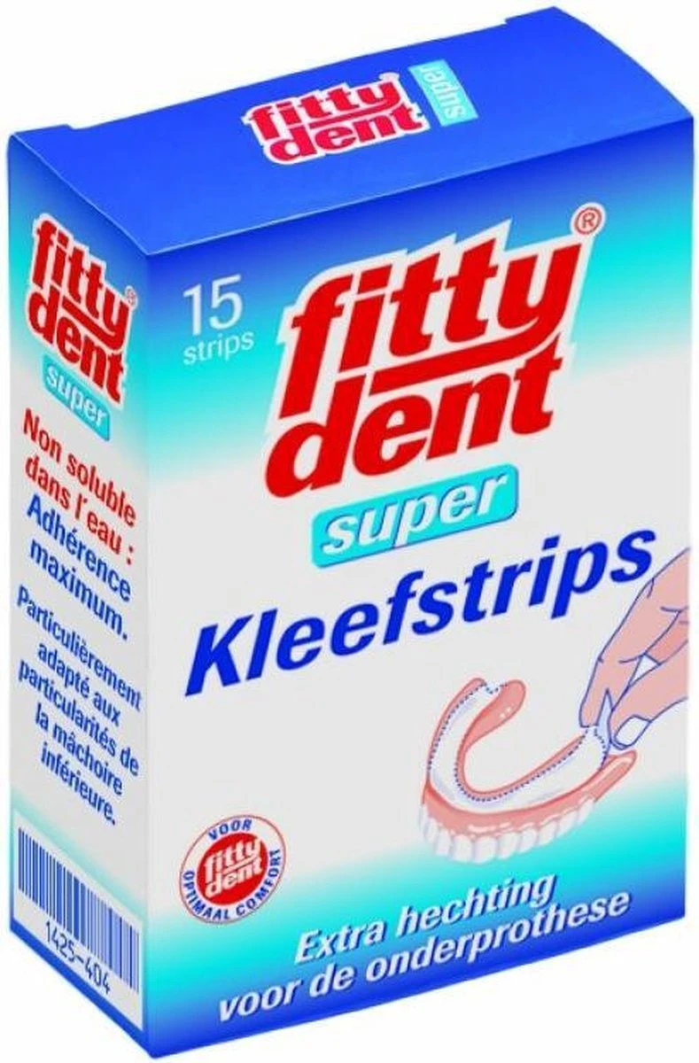 Fittydent Kleefstrips 1 Fittydent Kleefstrips