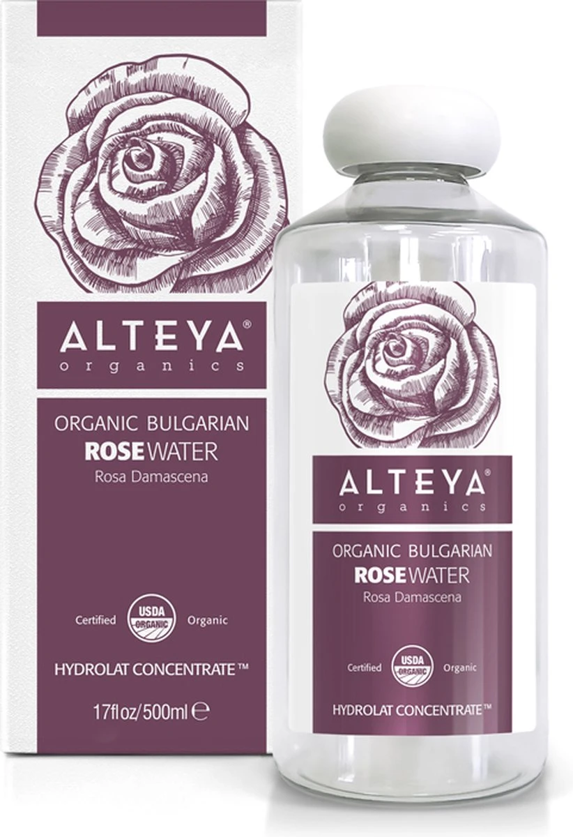 Alteya Organics Biologisch Bulgaars Rozenwater – 500 Ml 2 Alteya Organics Biologisch Bulgaars Rozenwater – 500 Ml - Afbeelding 2