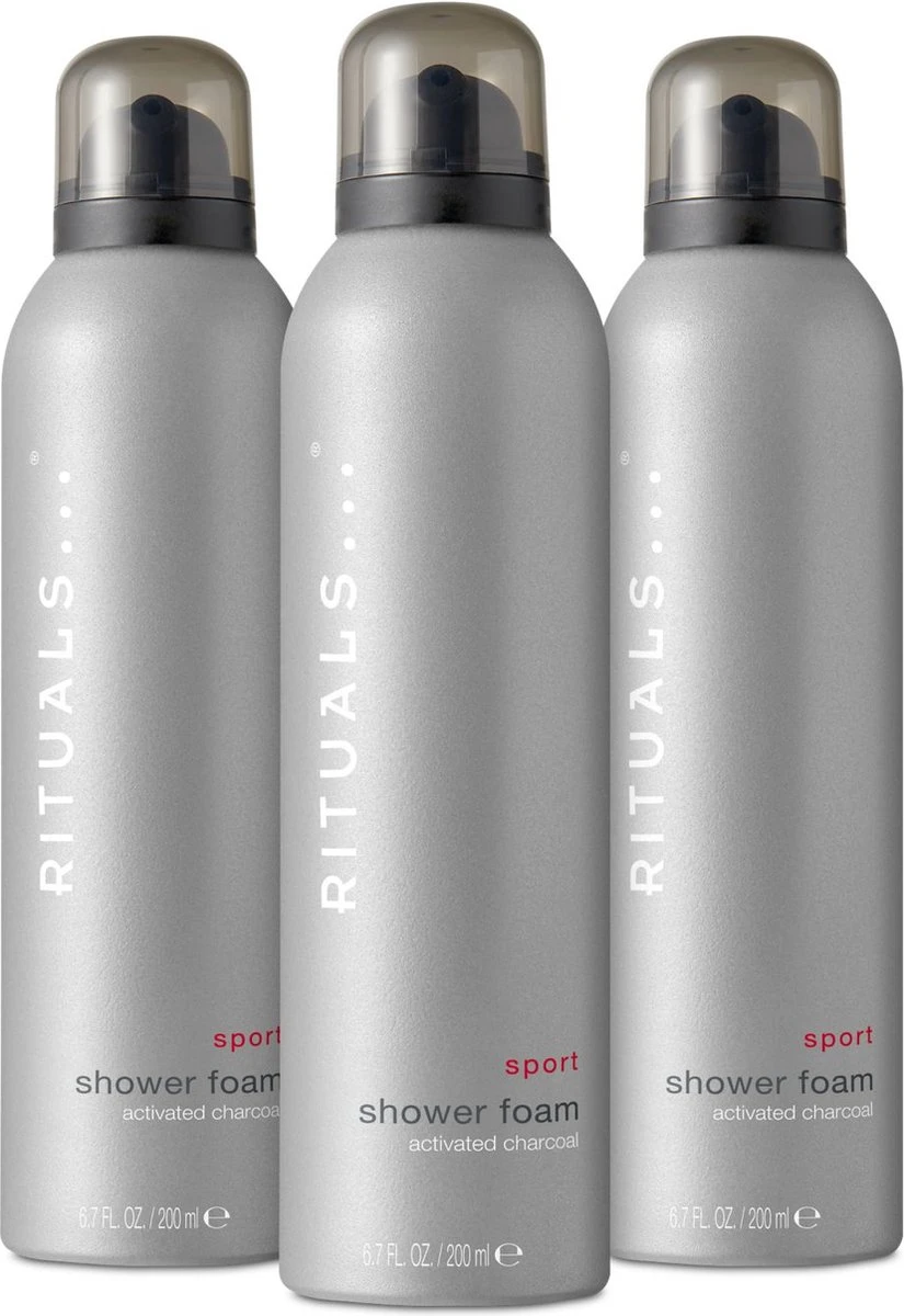 RITUALS Sport Shower Foam Value Pack (3 Stuks) 1 RITUALS Sport Shower Foam Value Pack (3 Stuks)
