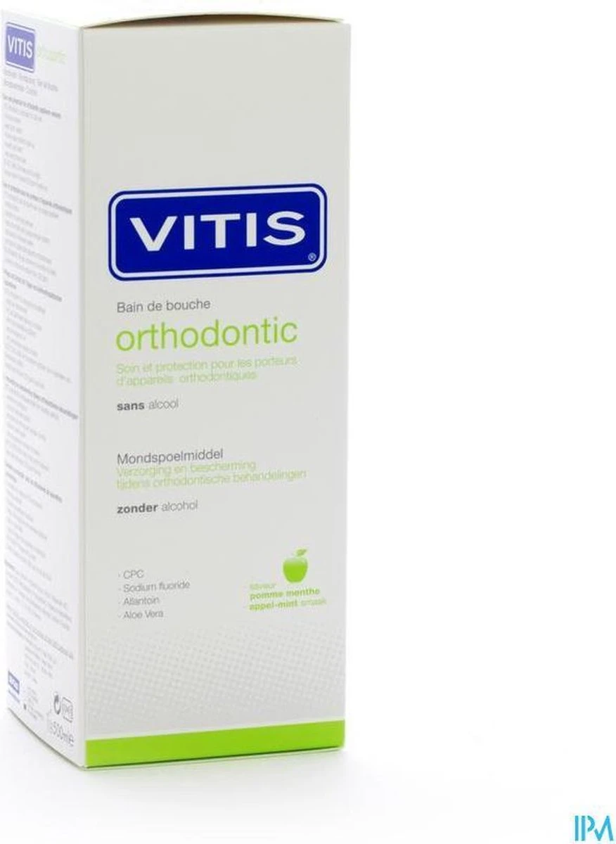 Vitis Orthodontic Mondspoelmiddel - 500 Ml - Mondwater 3 Vitis Orthodontic Mondspoelmiddel - 500 Ml - Mondwater - Afbeelding 3